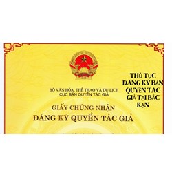 Thủ tục đăng ký bản quyền tác giả tại Bắc Kạn