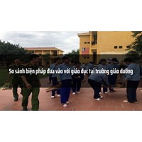 So sánh biện pháp đưa vào với giáo dục tại trường giáo dưỡng