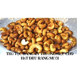 Thủ tục đăng ký thương hiệu cho hạt điều rang muối