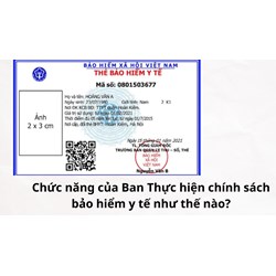 Chức năng của Ban Thực hiện chính sách bảo hiểm y tế như thế nào?