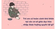Trẻ em có hoàn cảnh khó khăn tại các cơ sở giáo dục hòa nhập được hưởng quyền lợi gì?