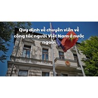Quy định về chuyên viên về công tác người Việt Nam ở nước ngoài