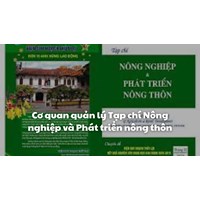 Cơ quan quản lý Tạp chí Nông nghiệp và Phát triển nông thôn