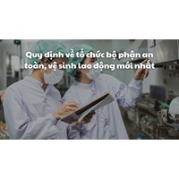 Quy định về tổ chức bộ phận an toàn, vệ sinh lao động mới nhất