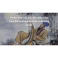Phân tích cái tôi độc đáo của Tản Đà trong bài Hầu trời hay nhất