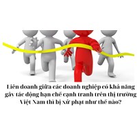 Liên doanh giữa các doanh nghiệp có khả năng gây tác động hạn chế cạnh tranh trên thị trường Việt Nam thì bị xử phạt như thế nào?