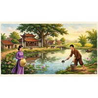 Phân tích bài ca dao Hôm qua tát nước đầu đình chọn lọc hay nhất
