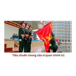 Tiêu chuẩn chung của sĩ quan chính trị
