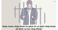 Được hoãn chấp hành án phạt tù có phải chấp hành án hình sự tại cộng đồng?