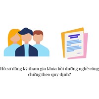 Hồ sơ đăng ký tham gia khóa bồi dưỡng nghề công chứng theo quy định?