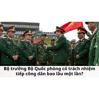 Bộ trưởng Bộ Quốc phòng có trách nhiệm tiếp công dân bao lâu một lần?