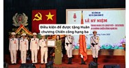 Điều kiện để được tặng Huân chương Chiến công hạng ba
