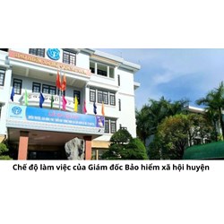 Chế độ làm việc của Giám đốc Bảo hiểm xã hội huyện