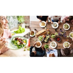 Write a paragraph of about 70 words about the eating habits Lớp 7