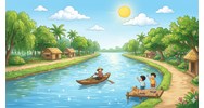 Tả cảnh dòng sông vào buổi trưa chọn lọc hay nhất Tập làm văn lớp 5