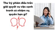 Thư ký phiên điều trần giải quyết vụ việc cạnh tranh có nhiệm vụ, quyền hạn gì?
