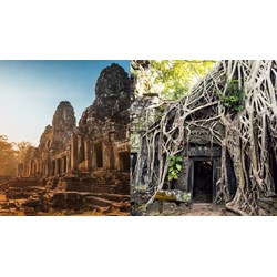Viết đoạn văn ngắn giới thiệu về ngôi đền Ăng-co Thom
