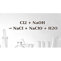 NaOH + Cl2 → NaCl + NaClO + H2O