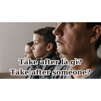 Take after là gì? Ý nghĩa của take after someone trong tiếng Anh