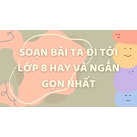 Soạn bài Ta đi tới lớp 8 hay và ngắn gọn nhất