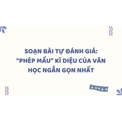 Soạn bài Tự đánh giá: "Phép mầu" kì diệu của văn học ngắn gọn nhất