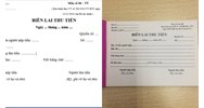 Xử lý biên lai thu tiền phạt vi phạm hành chính phát ra bị nhàu nát
