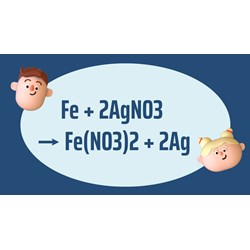 Fe + AgNO3 → Fe(NO3)2 + Ag - Phản ứng Fe ra Fe(NO3)2