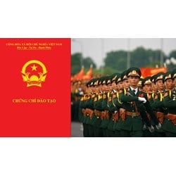 Phôi chứng chỉ đào tạo trong nhà trường Quân đội phải đảm bảo được những yêu cầu gì?