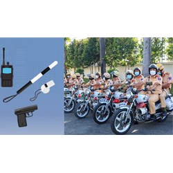 Cảnh sát giao thông được trang bị loại súng nào khi tuần tra, kiểm soát giao thông?