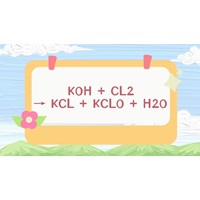 Cân bằng phương trình hoá học KOH + Cl2 → KCl + KClO + H2O