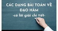 Bài tập Đạo hàm theo từng dạng có đáp án chi tiết Toán lớp 11