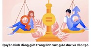 Quyền bình đẳng giới trong lĩnh vực giáo dục và đào tạo như thế nào?