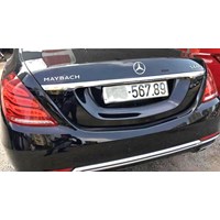 Thay biển số xe trúng đấu giá vào xe đã có biển số được không?