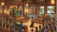 Tóm tắt tác phẩm Huyện đường ngắn gọn nhất - Ngữ văn 10