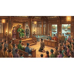 Tóm tắt tác phẩm Huyện đường ngắn gọn nhất - Ngữ văn 10