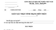 Cấp lại Giấy xác nhận tình trạng hôn nhân có phải làm văn bản cam đoan?