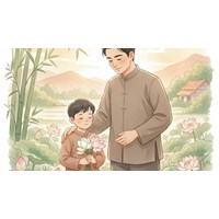 Phân tích người cha trong Vừa nhắm mắt vừa mở cửa sổ - Văn 7