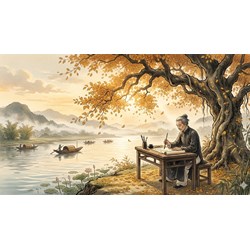 Viết văn bản nghị luận về một tác phẩm thơ Thu hứng hay nhất