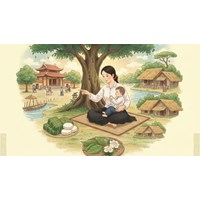 Phân tích chất liệu văn hóa dân gian trong đoạn trích Đất nước