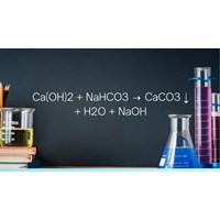 Phản ứng hoá học Ca(OH)2 + NaHCO3 → CaCO3 ↓ + H2O + NaOH