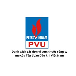 Danh sách các đơn vị trực thuộc công ty mẹ của Tập đoàn Dầu khí Việt Nam