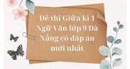 Đề thi Giữa kì 1 Ngữ Văn lớp 9 Đà Nẵng có đáp án mới nhất