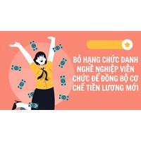 Năm 2024, bỏ hạng chức danh nghề nghiệp viên chức để đồng bộ cơ chế tiền lương mới