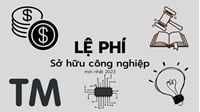 Mức lệ phí nộp đơn đăng ký bảo hộ quyền sở hữu công nghiệp online