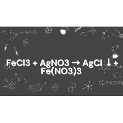 Cân bằng phương trình hoá học sau FeCl3 + AgNO3 → AgCl ↓+ Fe(NO3)3