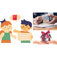 Dưới 18 tuổi có được nhận tặng cho sổ đỏ không?
