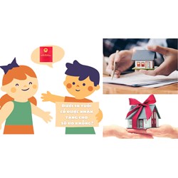 Dưới 18 tuổi có được nhận tặng cho sổ đỏ không?