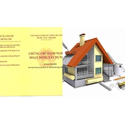 Lệ phí điều chỉnh, gia hạn chứng chỉ hành nghề hoạt động xây dựng mới