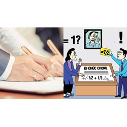 Sau khi chồng chết vợ có được quyền đổi nội dung di chúc chung?