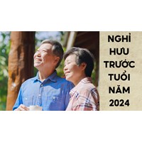 Một số điều cần biết về nghỉ hưu trước tuổi năm 2024
